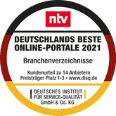 Dass all das bei den Nutzern gut ankommt, beweist auch das Ergebnis einer aktuellen, bundesweiten Umfrage des Deutschen Instituts für Service-Qualität: Das Örtliche wurde dabei auf Platz 2 in der Kategorie „Branchenverzeichnisse“ gewählt. Beurteilt wurden unter anderem die Qualität und Vielfalt der angebotenen Leistung, die Kontaktmöglichkeiten und die Reaktion auf Kundenanfragen. Erstmals vergeben wurde das Siegel in der Unterkategorie „Internetauftritt“, in der Das Örtliche sogar den 1. Platz belegen konnte.